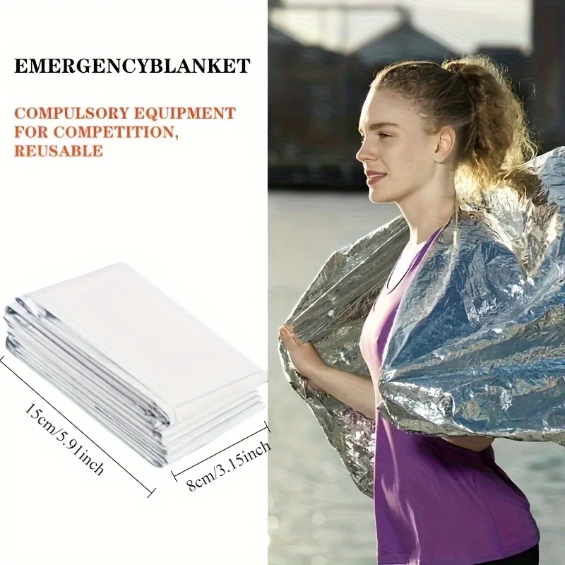 1pcs Outdoor survival portable - Survival Blanket Reflective 리뷰 및 가격