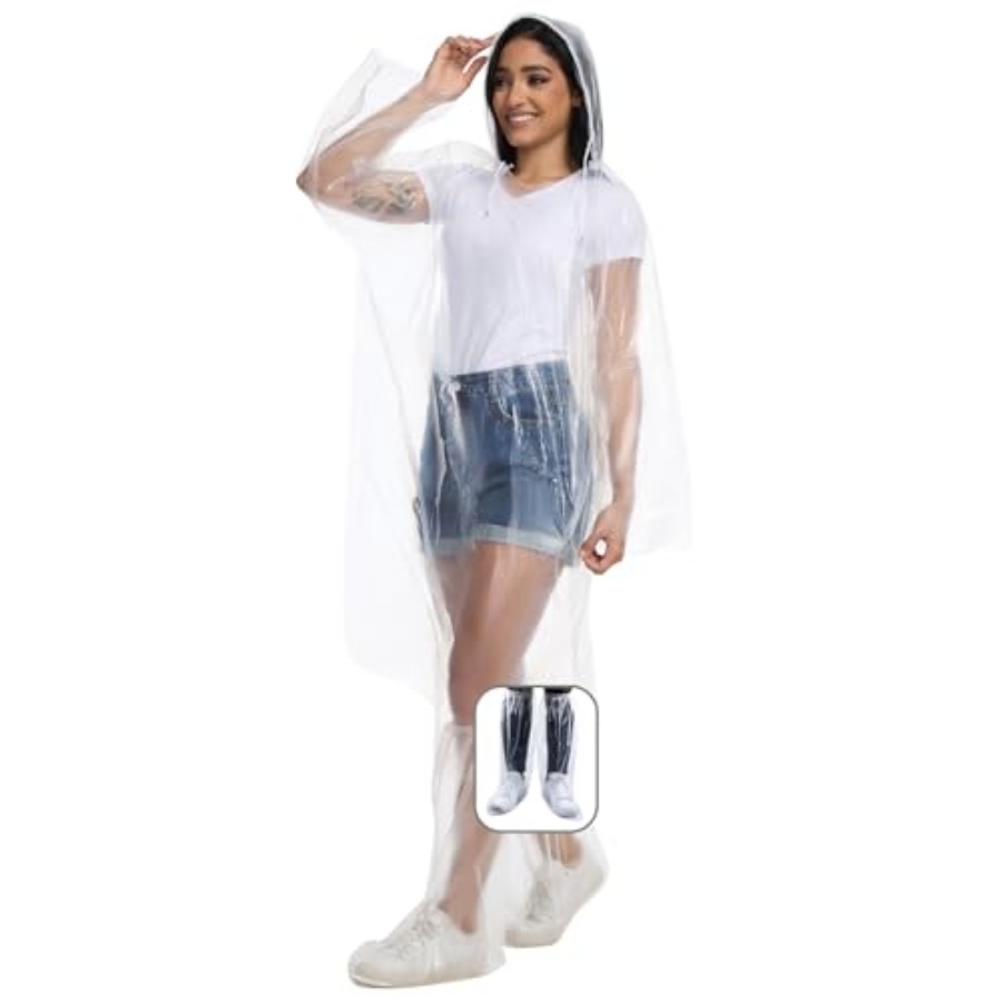 Disposable Rain Ponchos for Ad - Emergency Poncho Rain 리뷰 및 가격