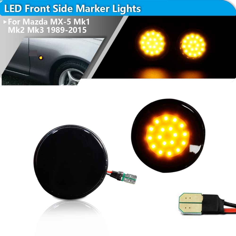 2pcs iJDM LED Front Side Marke - Signal Panel Orange 리뷰 및 가격