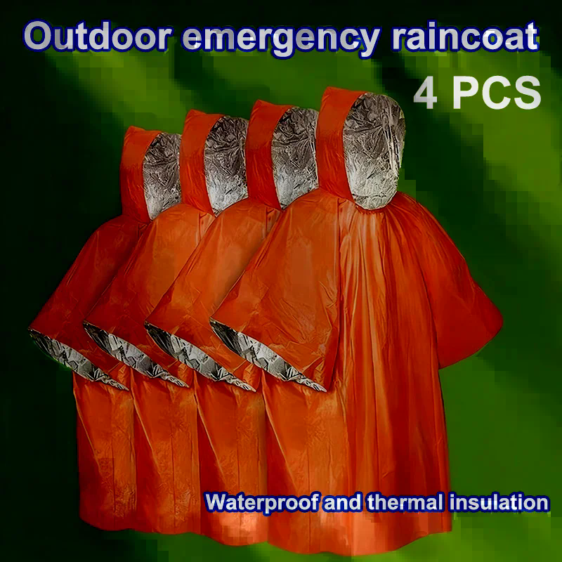 4PCS Emergency Survival Rain H - Survival Blanket Reflective 리뷰 및 가격