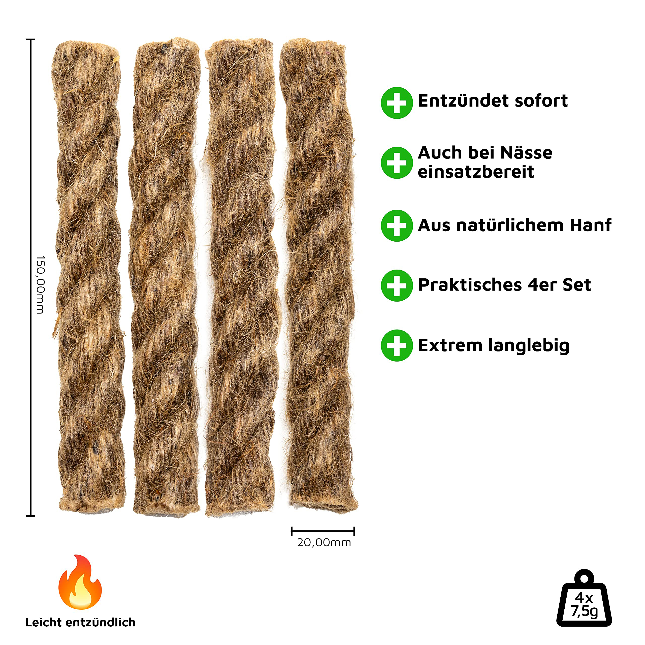 Tinder Rope Natural Tinder Fir - Fire Starting Kit 리뷰 및 가격