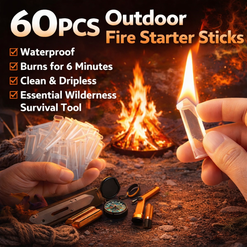 60PCS Waterproof Fire Starter  - Fire Starting Kit 리뷰 및 가격
