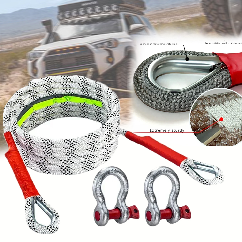 New Car Tow Strap 4x4 Offroad  - Rescue Rope Throw 리뷰 및 가격