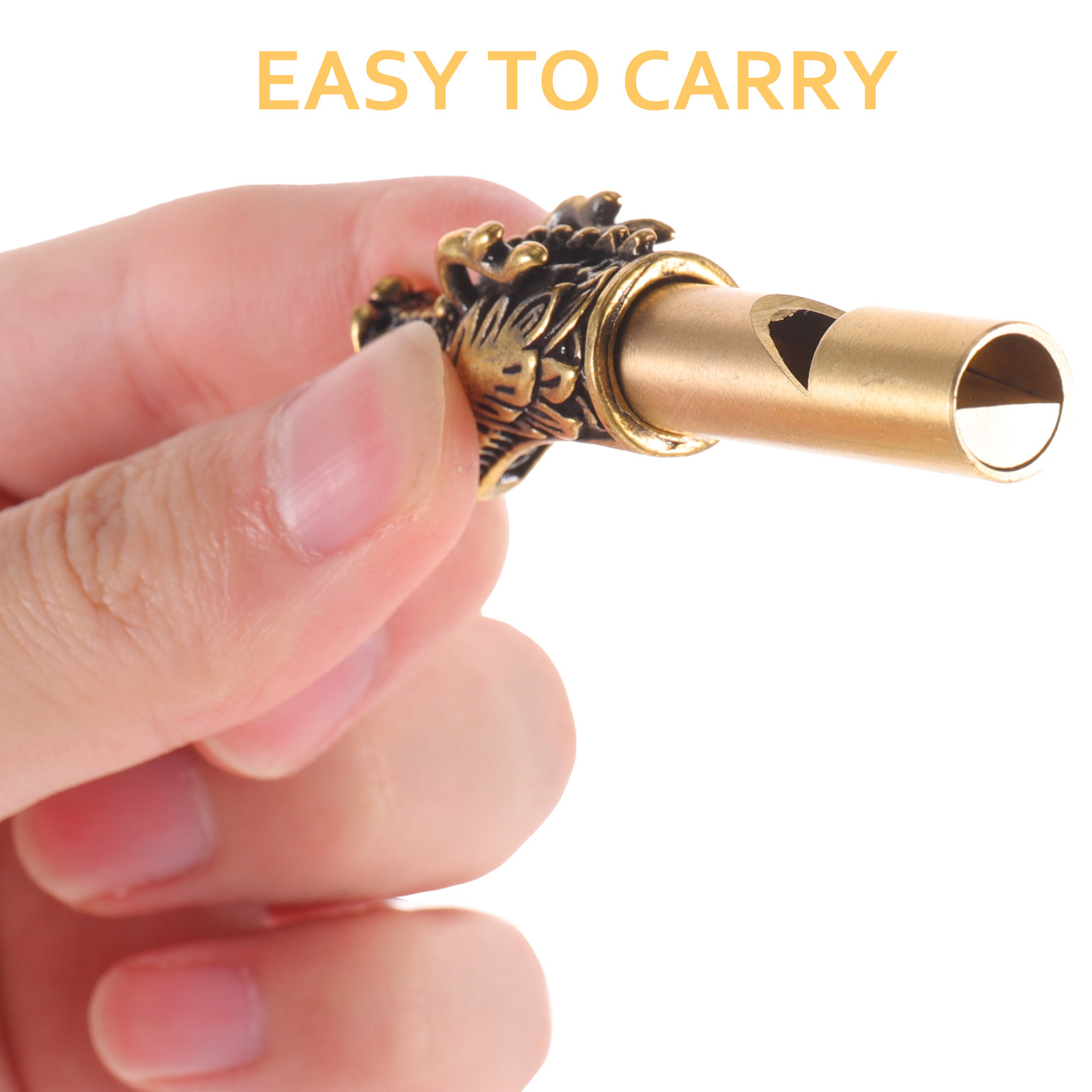 Delicate Brass Whistle Keychai - Emergency Whistle Loud 리뷰 및 가격