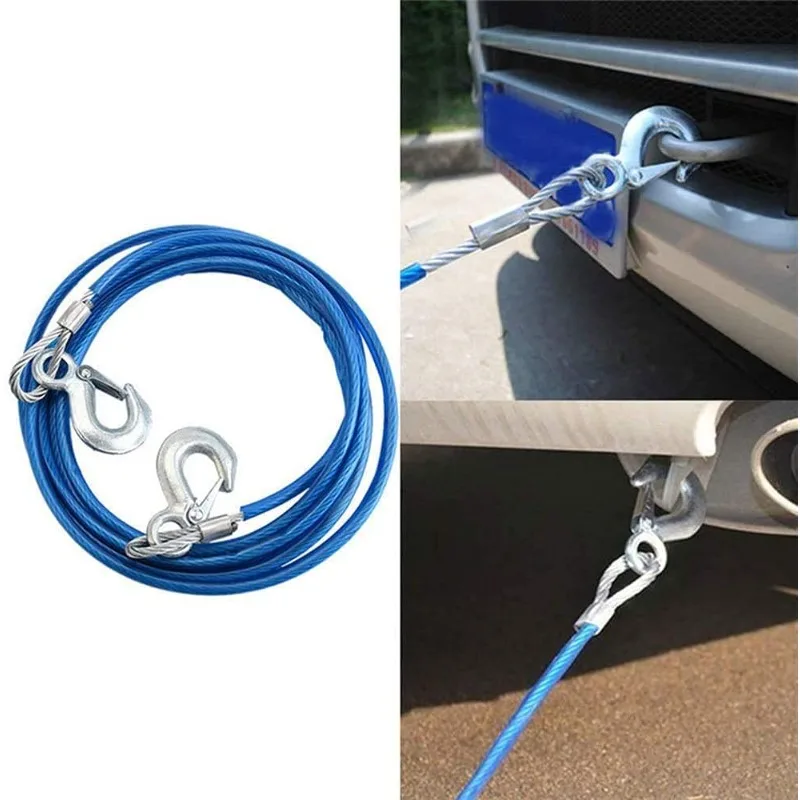 Car Towing Rope 3-7 Tons Steel - Rescue Rope Throw 리뷰 및 가격