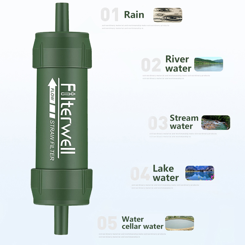Outdoor Water Filter Straw Min - Water Purification Straw 리뷰 및 가격