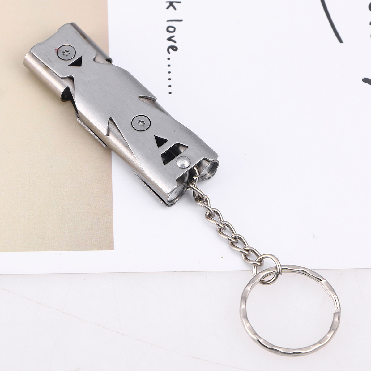 1Pcs Double Tube Survival Emer - Emergency Whistle Loud 리뷰 및 가격