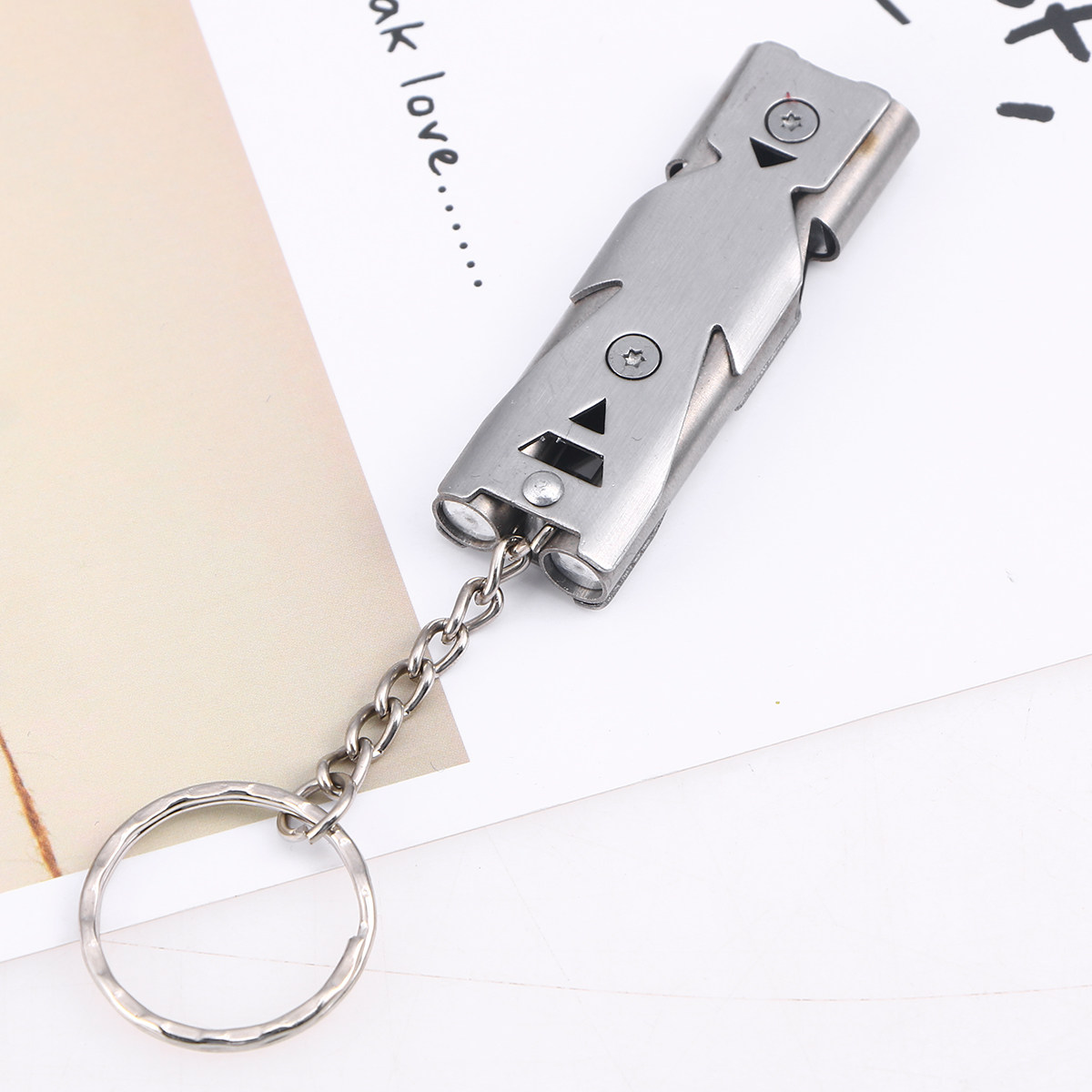 1Pcs Double Tube Survival Emer - Emergency Whistle Loud 리뷰 및 가격