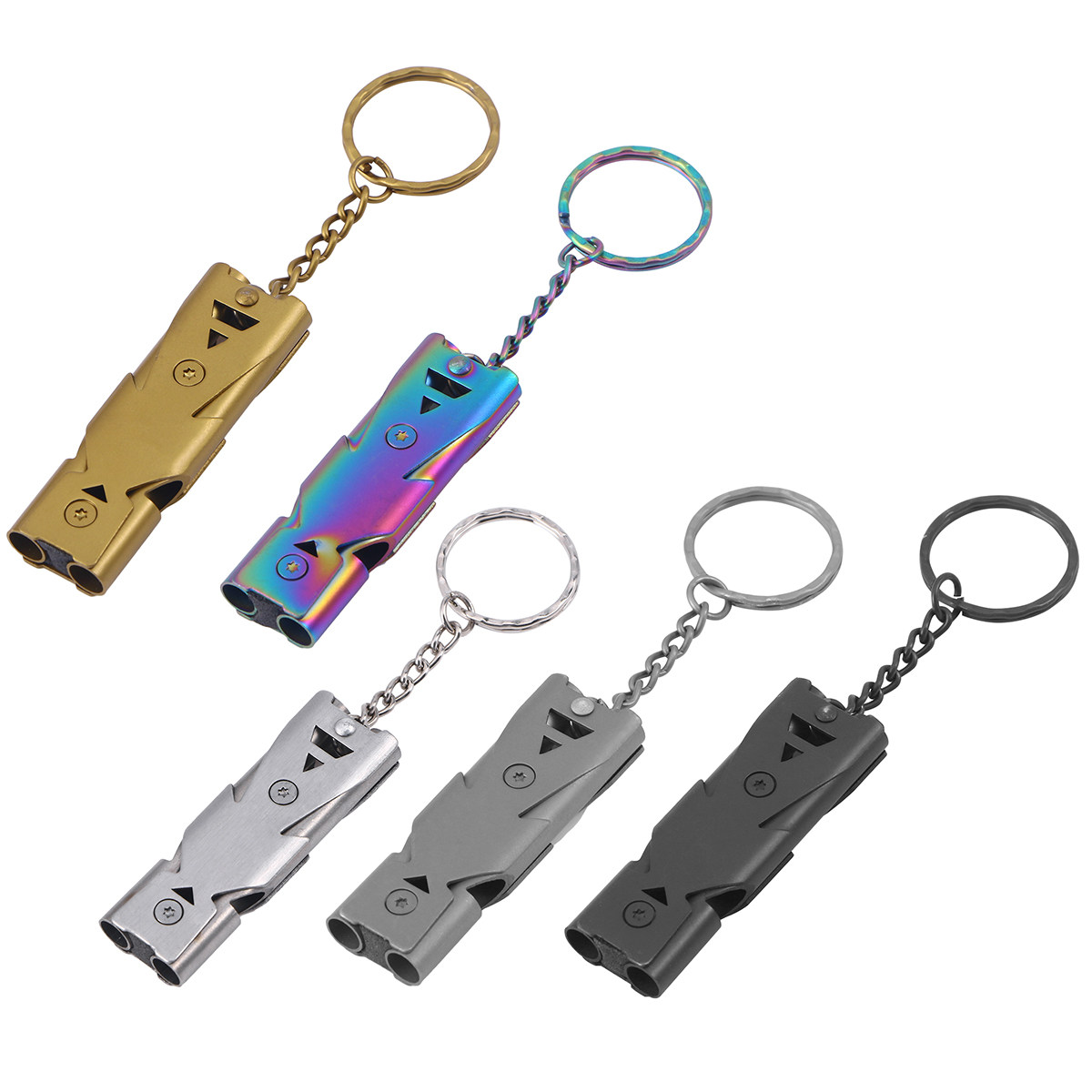 1Pcs Double Tube Survival Emer - Emergency Whistle Loud 리뷰 및 가격