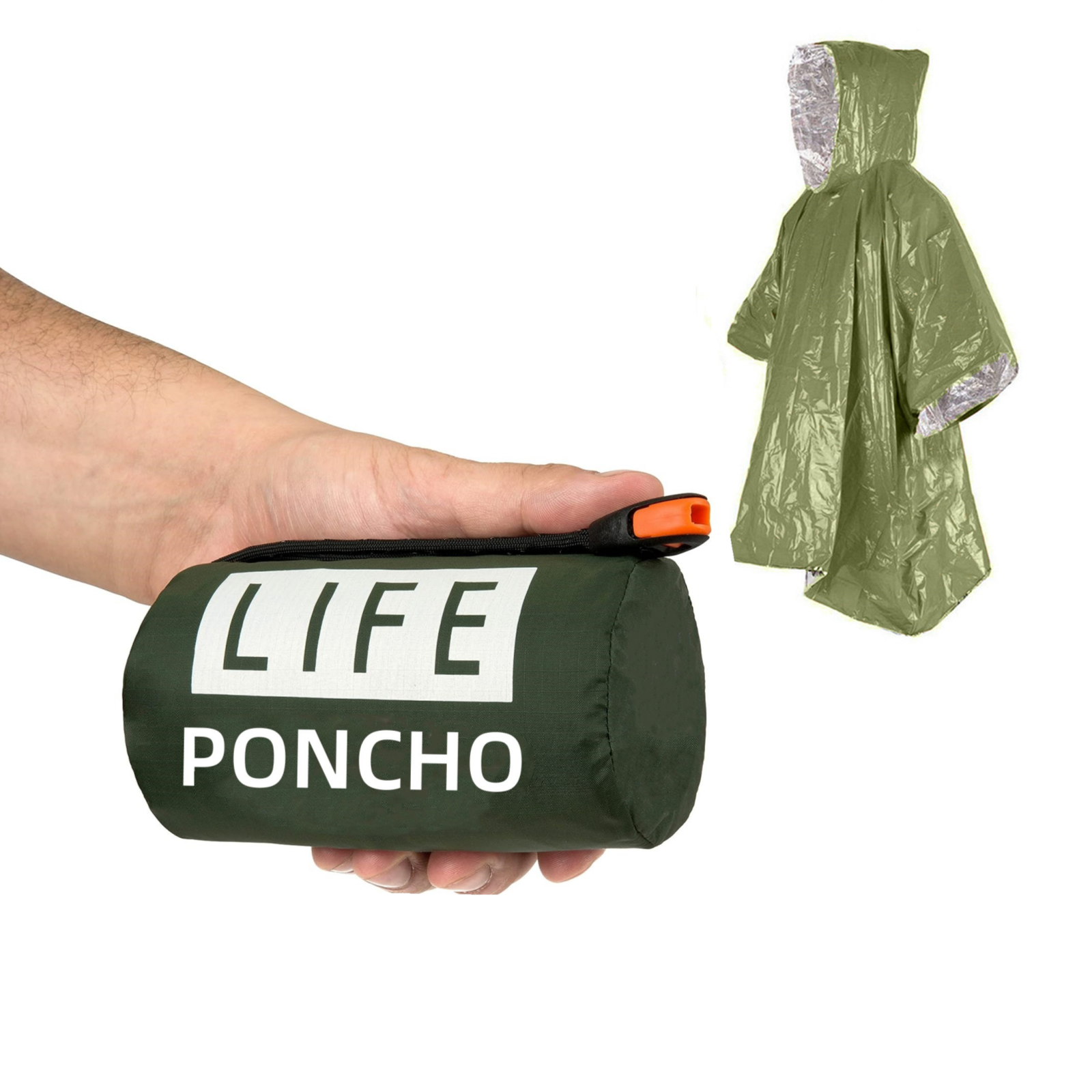 LIFE Emergency Survival Poncho - Survival Blanket Reflective 리뷰 및 가격