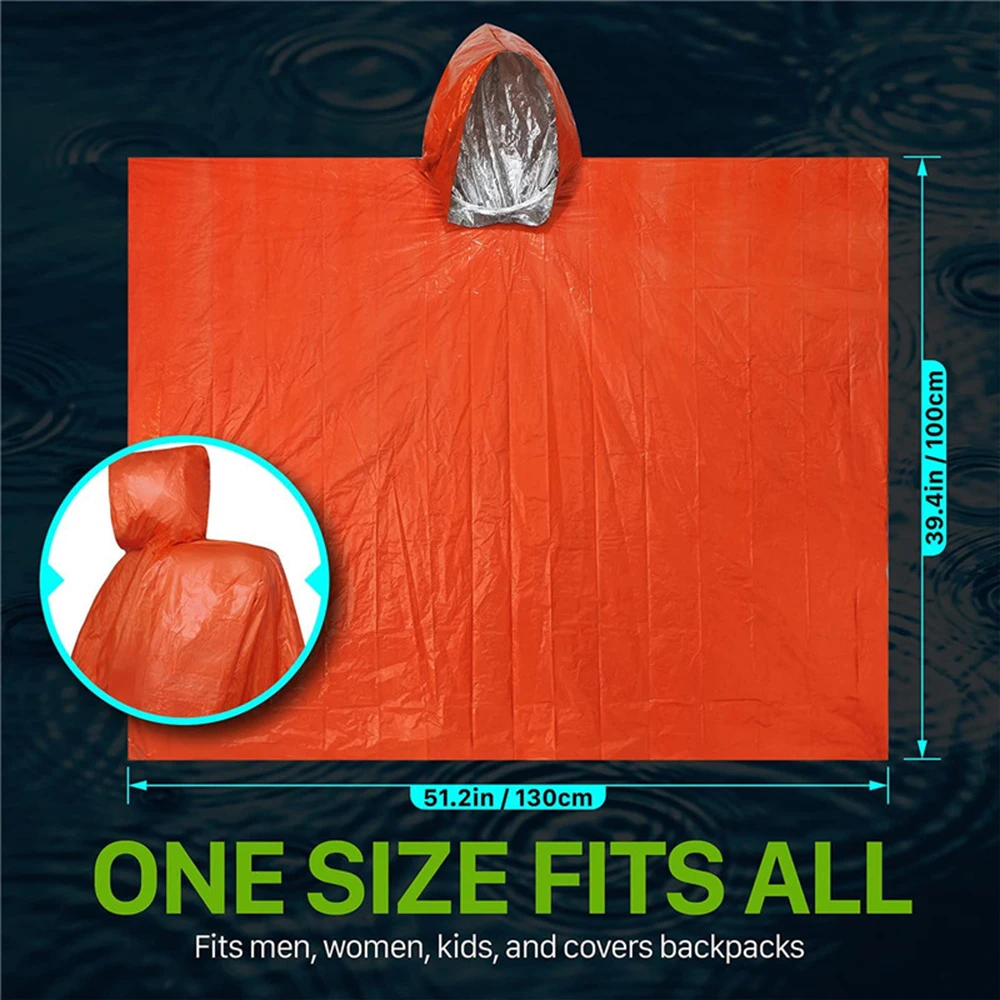 LIFE Emergency Survival Poncho - Survival Blanket Reflective 리뷰 및 가격