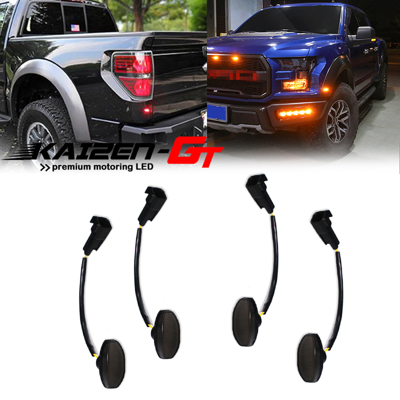 4PCS Smoked Lens Front Amber & - Signal Flare Kit 리뷰 및 가격