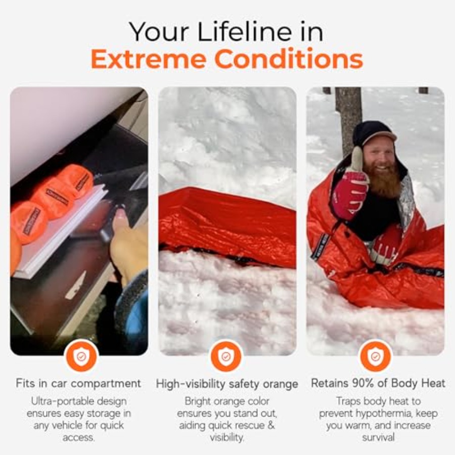 Emergency Sleeping Bag Ultrali - Emergency Mylar Tent 리뷰 및 가격